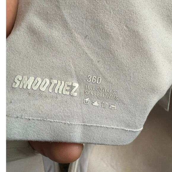 Aerie smoothez full coverage bra in bone color size 36D - Picture 4 of 6